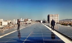 بهره برداری از بزرگترین نیروگاه خورشیدی سقفی کشور در مشهد
