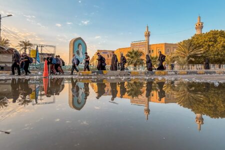 روایت تصویری از سفر زائران اربعین حسینی به کربلای معلی